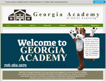 Tablet Screenshot of georgia-academy.com